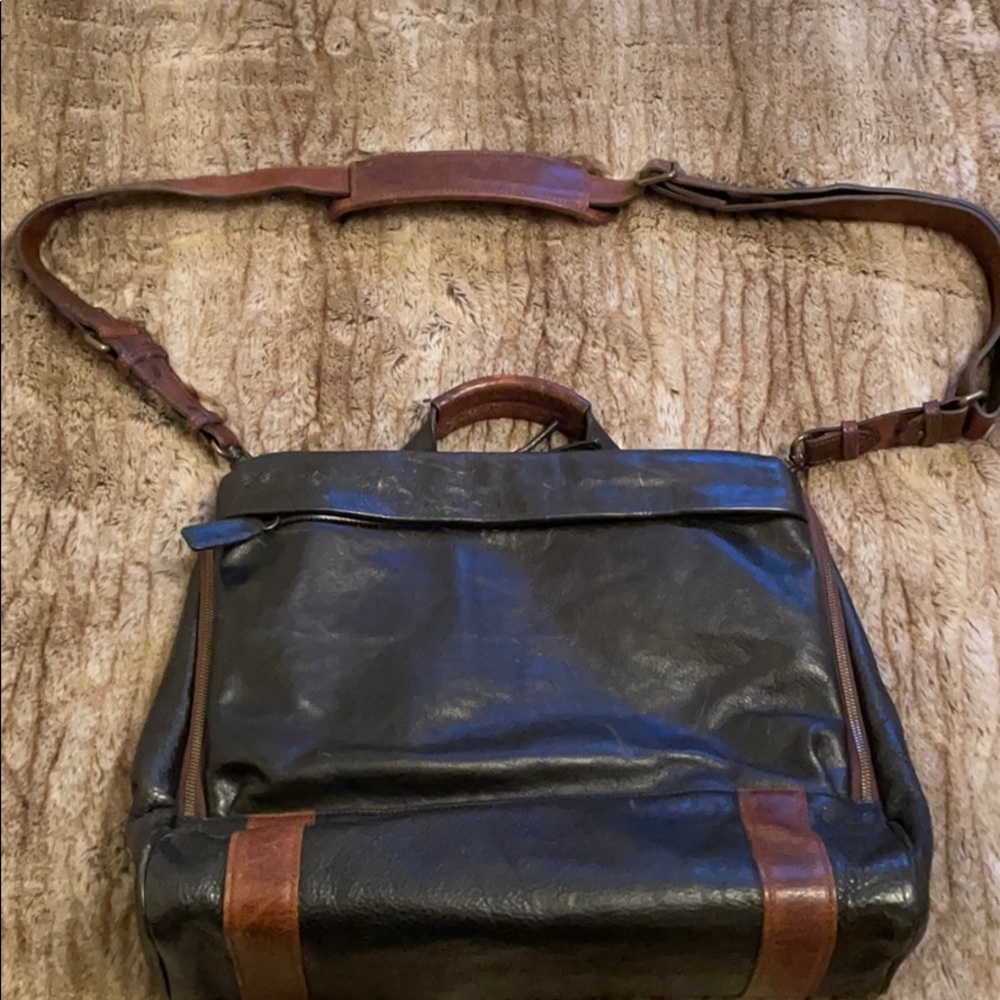 Moore And Giles Fully Leather Attach/Laptop Bag. Gem